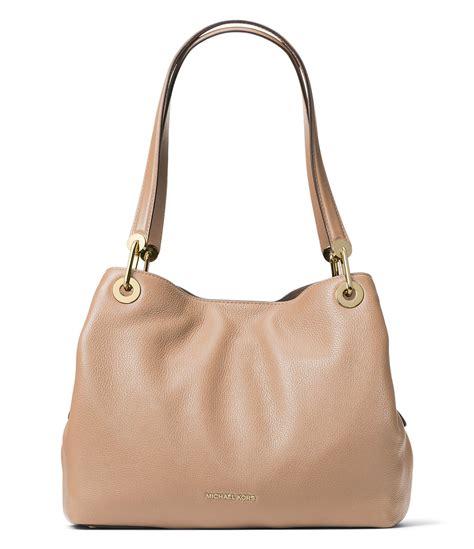 michael michael kors gold tone raven large shoulder tote|Michael Kors raven large tote.